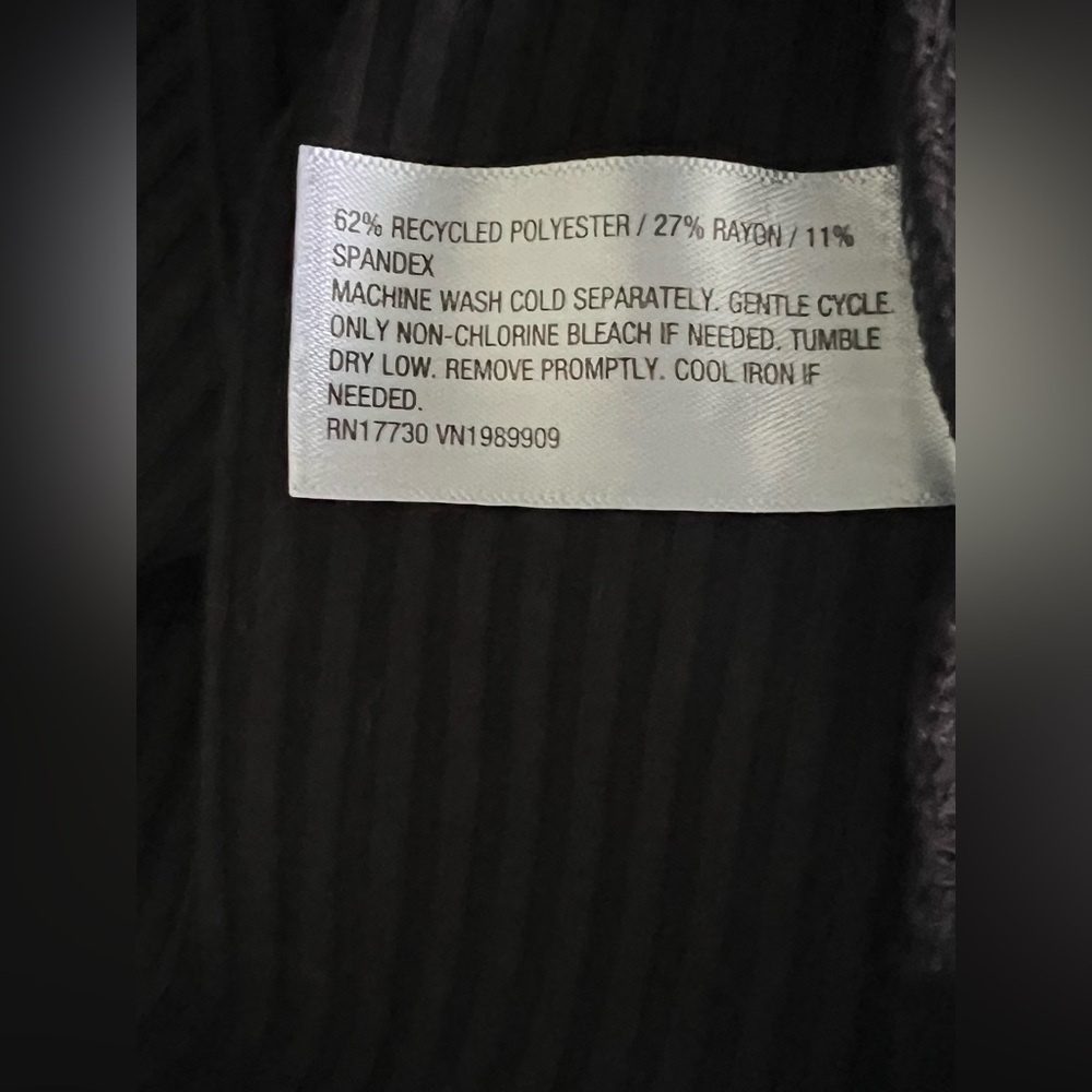 a new day Women’s Black Dress Maxi Sleeveless Ribbed Knit Stretchy Sz XL EUC - Picture 7 of 11